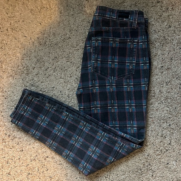 PAIGE Pants - Women’s PAIGE Colorful Checkered Pants